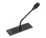 Встраиваемый дискуссионный пульт председателя, короткий микрофон