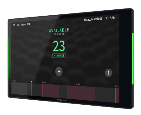 Сенсорная панель бронирования помещений 10,1", черного цвета
