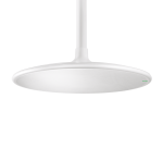 Круглый потолочный микрофонный массив, технология Automatic Coverage, многоцветный светодиод, выход кабеля в зависимости от крепления, разъем RJ45, белого цвета