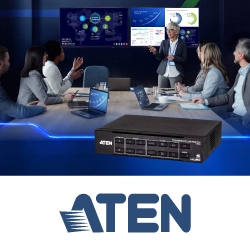 ATEN VP2420: презентационный коммутатор 4x2 True 4K с Multi View