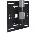 SYSTEM 2 - Крепление для тяжелой плазменной или ЖК-панели массой до 70 кг, для штанги диаметром 50 мм, цвет черный