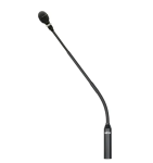 Конденсаторный кардиоидный микрофон со световым LED-индикаторным кольцом на "гусиной шее" для конференц-баз серии BC-100 и BC-T. Выходной разъём 4-pin XLR. Частотная характеристика 50 Гц ~ 18 кГц. Требуемое фантомное питание DC 5~9 В. Длина 385 мм.