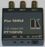 Kramer PT-102VN - видеоусилитель, распределитель 1:2 композитных сигналов.