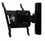 Настенное крепление для плазменной и ЖK-панели, регулировка наклона и поворота, для панелей до 42", цвет - черный