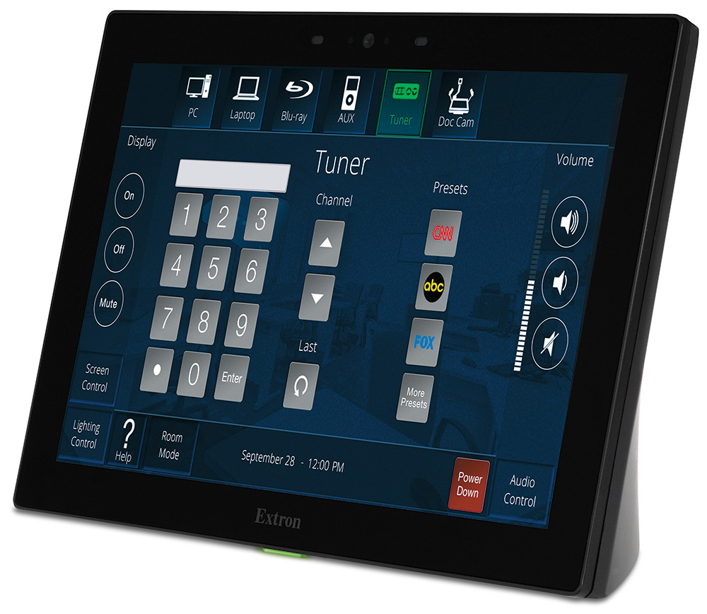 TLP Pro 1025T 10-дюймовая сенсорная панель TouchLink Pro, настольная, цвет черный, фото 2 TLP Pro 1025T 10-дюймовая сенсорная панель TouchLink Pro, настольная, цвет черный, фото 2