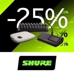 Акция на беспроводную конференц-систему Shure
