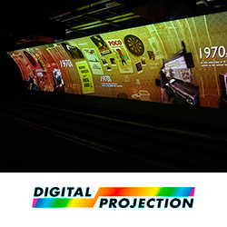 Digital Projection вдыхает жизнь в наследие Лондонской почтовой железной дороги в Почтовом музее