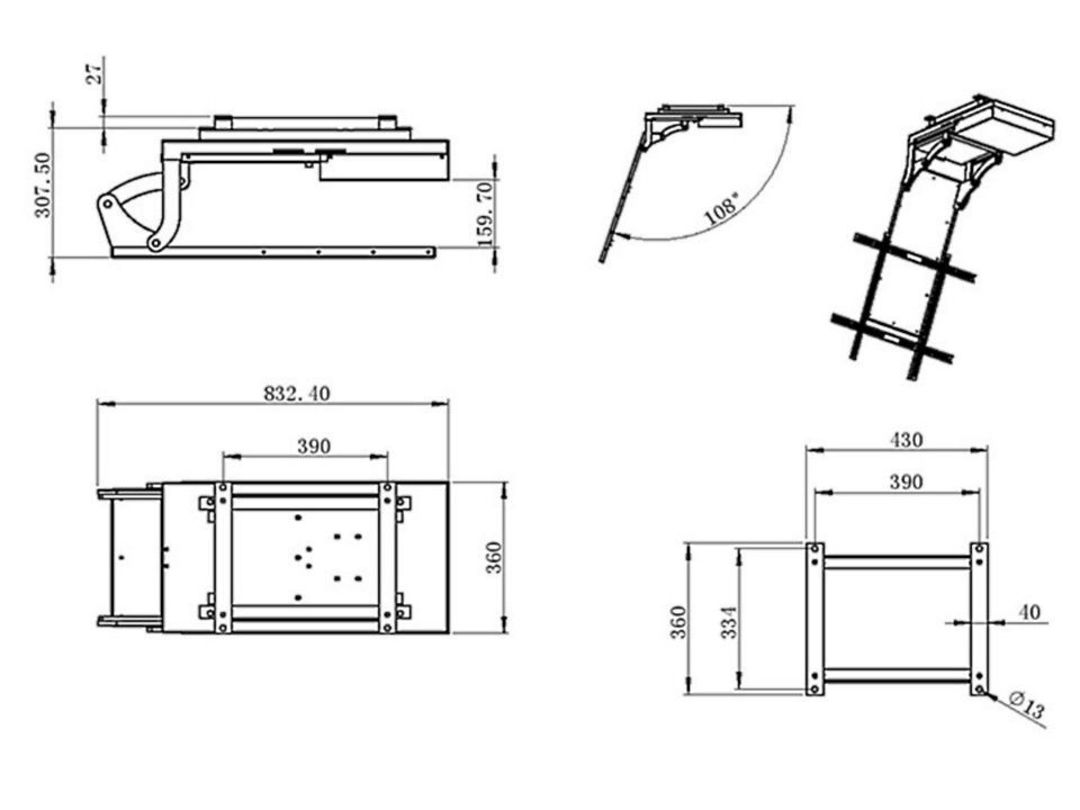 Multibrackets M9585-12 Multibrackets M9585-12
