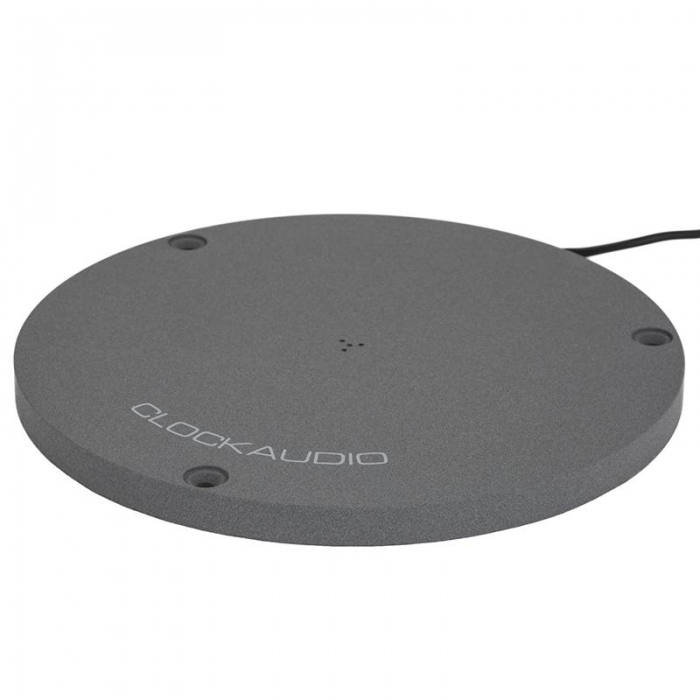 ClockAudio C 009EG-RF Большой настольный поверхностный всенаправленный конденсаторный микрофон «лепешка». 3М кабель, терминированный с Tini Q / 3 Pin XLR, PPA-RF. Цвет серый ClockAudio C 009EG-RF Большой настольный поверхностный всенаправленный конденсаторный микрофон «лепешка». 3М кабель, терминированный с Tini Q / 3 Pin XLR, PPA-RF. Цвет серый