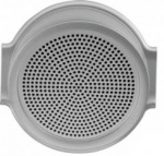 Встраиваемая панель громкоговорителя, серебристая.