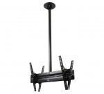 Потолочный кронштейн для двух плазменных или ЖК-панелей до 65'', регулировка угла наклона, длина 1 м, цвет хромированный