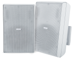 Акустическая система премиум-класса, настенная, 8"+1", 8 Ом/90 Вт, 70 В/100 В/60 Вт, корпус ABS, метал.решетка, кронштейн, IP54, белого цвета