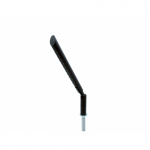 Узкий гиперкардиоидный конденсаторный микрофон на стойке с шарнирным соединением, с открытым выходом. Длина 180 мм. Цвет черный