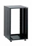 Рэковый шкаф, 8U, глубина 440мм, сталь черного цвета