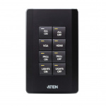 8-кнопочная панель управления (стандарт US, 1 Gang, черная)