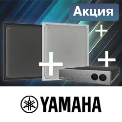 Купите 2 микрофонных массива Yamaha RM-CG — сигнальный процессор RM-CR в подарок