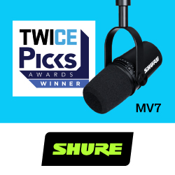 Shure MV7 получил премию TWICE CES Picks Award!