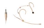 Влагозащищённый конденсаторный головной микрофон 4.5 мм, бежевый