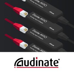 Audinate представит новые адаптеры Dante AVIO на INFOCOMM 2020 Connected