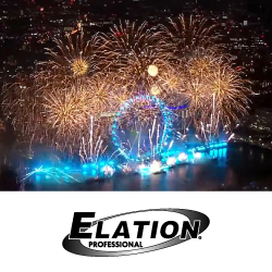 Захватывающее световое шоу на набережной Темзы с Proteus Excalibur™ 