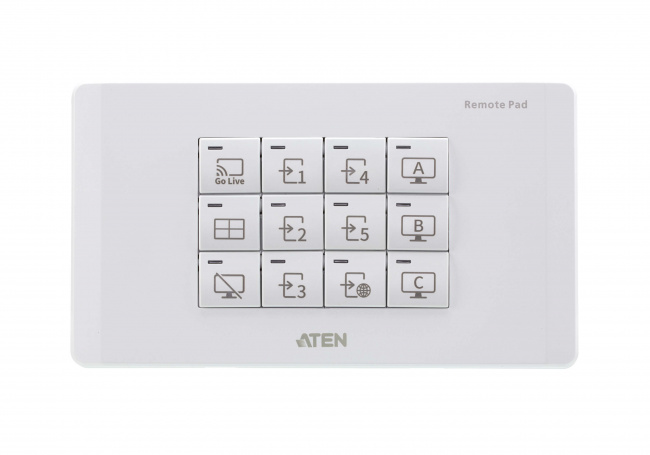 Aten VPK312 - 12-кнопочный сетевой блок дистанционного управления (стандарт EU, 2 Gang) Aten VPK312 - 12-кнопочный сетевой блок дистанционного управления (стандарт EU, 2 Gang)