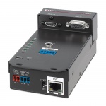 Передатчик DTP на большие дистанции с двумя входами и эмбедированием аудио для напольных лючков, 100 м