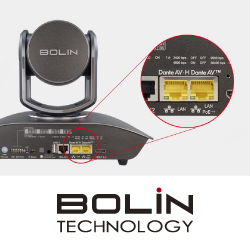 Компания Bolin представила первые в мире двухпотоковые камеры Dante AV™