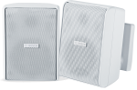 Акустическая система премиум-класса, настенная, 4"+0.75", 8 Ом/40 Вт, корпус ABS, метал. решетка, кронштейн, IP54, белого цвета
