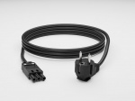 Силовой кабель, 2 м, Wieland - Schuko (вилка) для IDB-MS