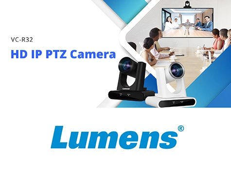 Lumens представляет PTZ-камеру с тройным видеовыходом VC-R32