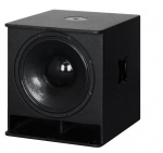 Сабвуфер 15"; AES 500 Вт / пик 1500 Вт; номинальное сопротивление 8 Ом; SPL при 1м: 1 Вт 99 дБ / пик 131 дБ; диапазон частот 35 Гц - 220 Гц; разъемы 2 x Neutrik Speakon 4-pol + Coding: 1 +/- loop thru, 2 +/- Sub