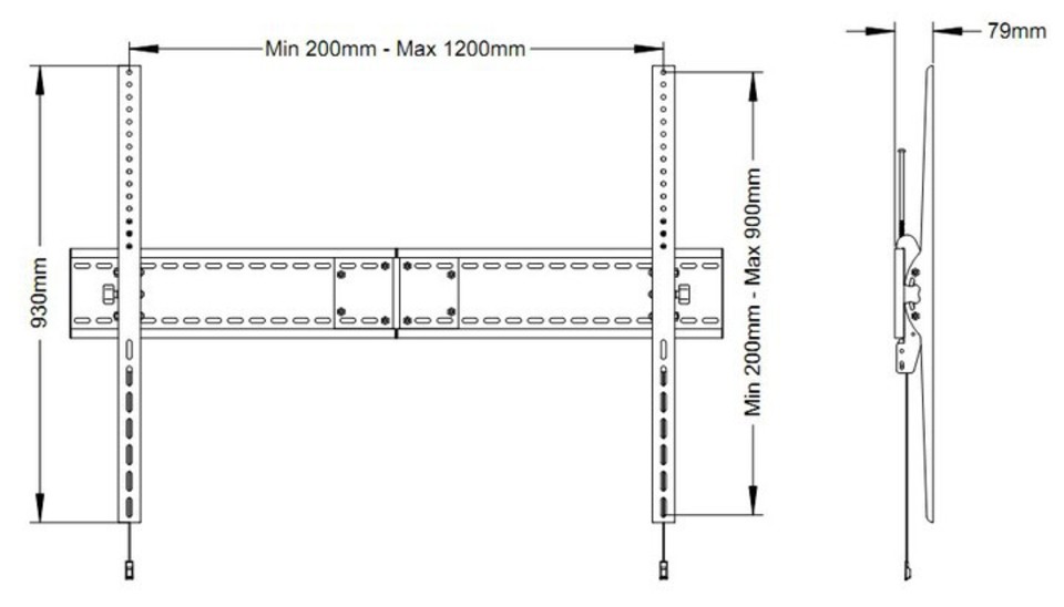 Multibrackets M0926 Настенный кронштейн для ЖК панелей 63-110 дюймов-21 Multibrackets M0926 Настенный кронштейн для ЖК панелей 63-110 дюймов-21