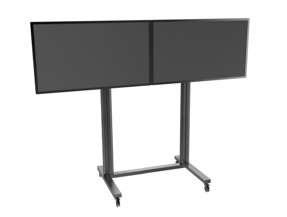 Multibrackets M3019 Мобильная стойка для 2-ух ЖК-панелей 50-77 Multibrackets M3019 Мобильная стойка для 2-ух ЖК-панелей 50-77