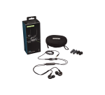 Внутриканальные наушники с динамическим драйвером и кабелем-гарнитурой, цвет черный