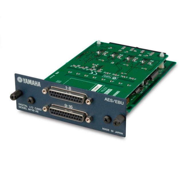 Карта Mini-YGDAI AES/EBU-интерфейс Карта Mini-YGDAI AES/EBU-интерфейс
