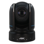 Поворотная камера 4K30; 14.4 МП; 18х оптический зум; гориз. угол обзора: 64.6°; управление: Serial (последовательное)/IP/IR; видеовыход: 3G-SDI, HDMI, IP; 12 В постоянное, POE+; цвет черный