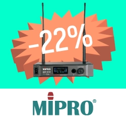 -22% на приёмник радиосистемы MIPRO ACT-818