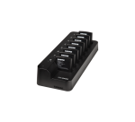 8-секционная сетевая зарядная станция для аккумуляторов SB910M, с блоком питания PS60