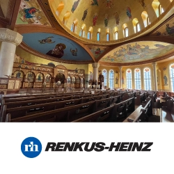 Renkus-Heinz улучшает разборчивость речи в греческой православной церкви Святого Луки
