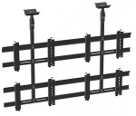 Модульные комплекты креплений для видеостен потолочного типа с регулируемым углом наклона 0°, 10°, 20°, 30°, 40° (макс. 3 дисплея в высоту, неограниченнное количество дисплеев в ширину); конфигурация 2 х 2 дисплея