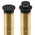 Моторизованный, кардиоидный, конденсаторный микрофон пограничного слоя, врезной с прямыми краями,встроенный PPA,  RF-защита, 2-х метровый кабель без аудио разъёма,  кабель управления с RJ45, цвет черный.