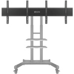 Двойная VESA-панель для мобильной стойки, чёрный