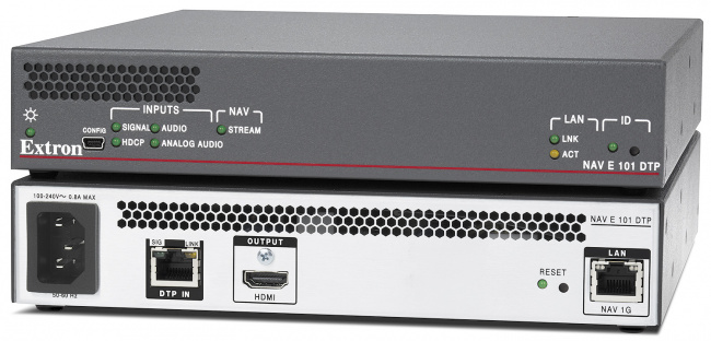 NAV E 101 DTP - Кодер Pro AV?передачи по IP?сети 1G со входом DTP NAV E 101 DTP - Кодер Pro AV?передачи по IP?сети 1G со входом DTP