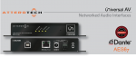 2x2 канальный Dante в USB конвертер