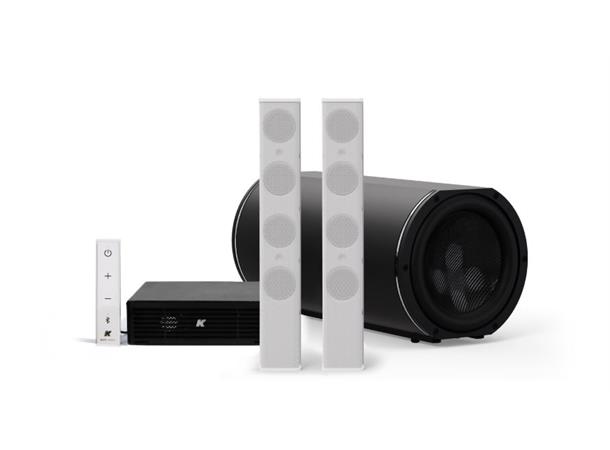 Azimut-KAMUT2V25W - Ультра-компактный звуковой комплект с двумя громкоговорителями Vyper-KV25, цвет белый