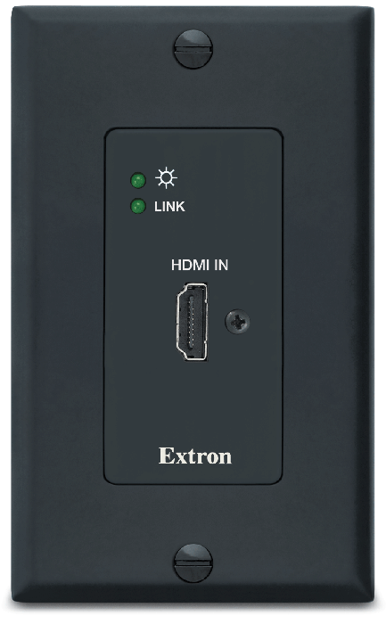 Extron DTP2 T 201 D Передатчик DTP2 для HDMI 4K/60 4:4:4 в форм-факторе настенной панели на один ганг, черного цвета Extron DTP2 T 201 D Передатчик DTP2 для HDMI 4K/60 4:4:4 в форм-факторе настенной панели на один ганг, черного цвета
