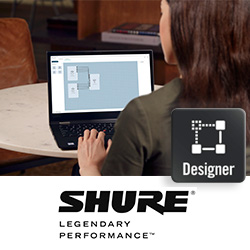 Новейшая  версия  программного  обеспечения  Shure  Designer 3.1