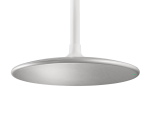 Круглый потолочный микрофонный массив, технология Automatic Coverage, многоцветный светодиод, выход кабеля в зависимости от крепления, разъем RJ45, серебристого цвета