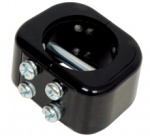 SYSTEM 2 - Двойной зажим для крепления аксессуаров на штангу 50 мм, цвет - хром