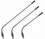 Микрофон типа гусиная шея, 50  cм, черный, с разъемом XLR и со светодиоидным  индикатором для микрофонных пультов серии DCS 6000 и DDS 5900